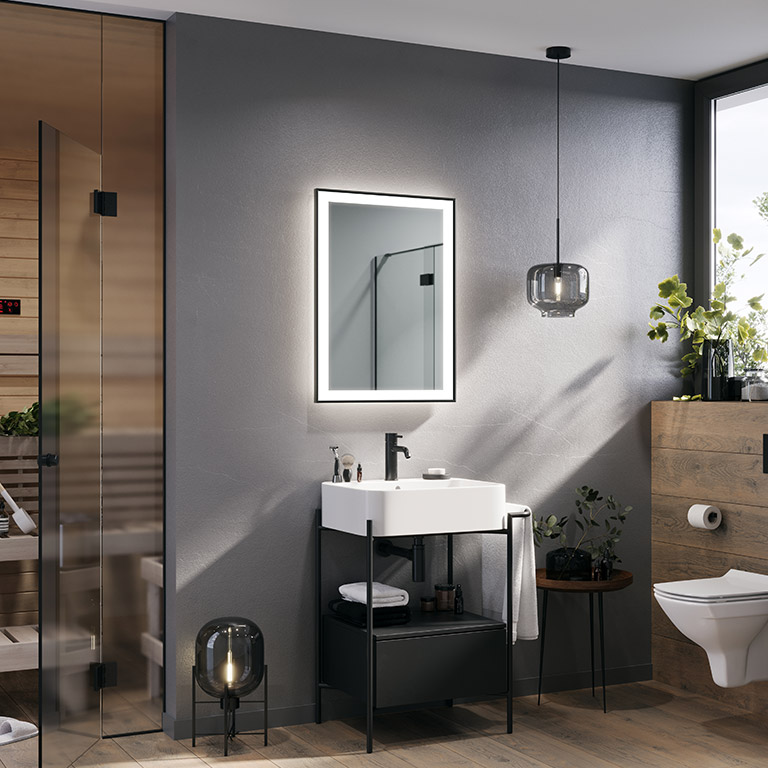 Mirror LED Alu-frame Energy