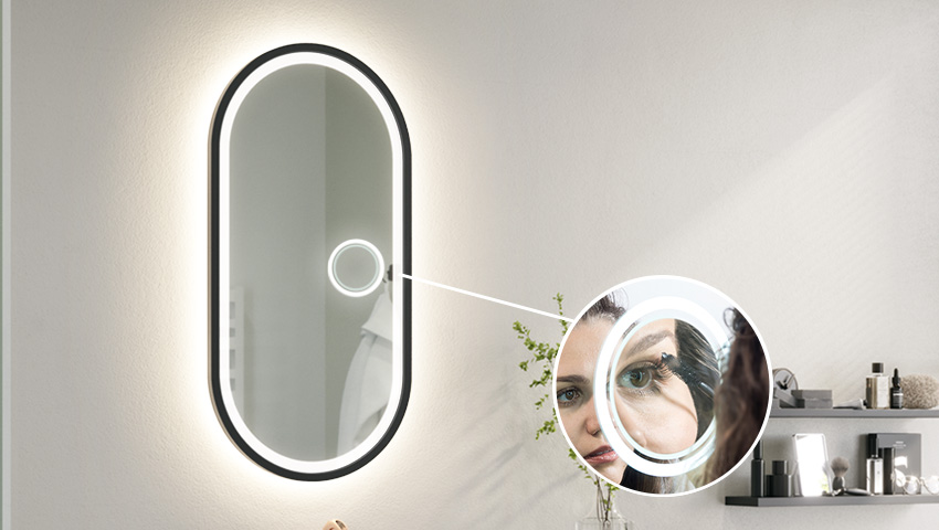 Vergrootspiegel met LED-verlichting