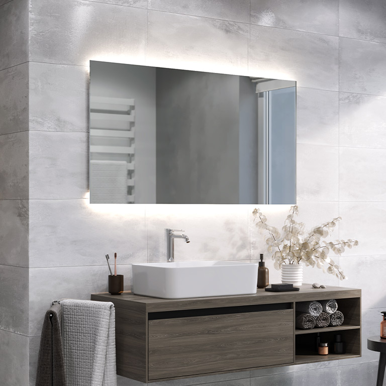 Spiegel LED Simple Shine Up Down Ambiente
