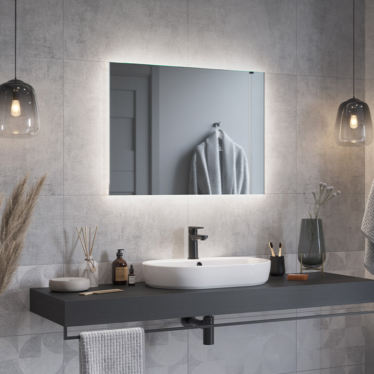 Spiegel Led Simple Shine Ambiente