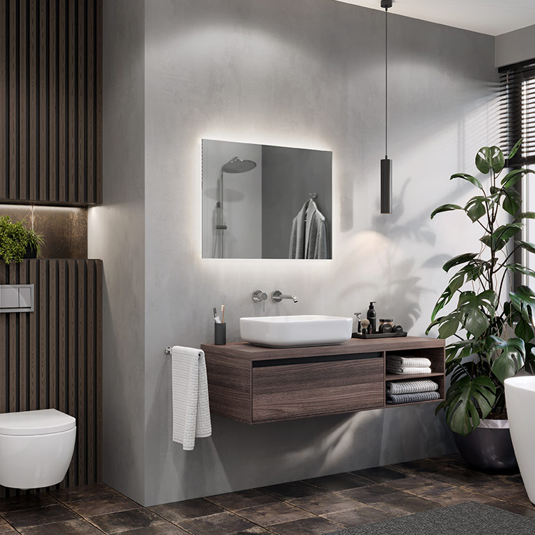 Spiegel Led Simple Shine Ambiente
