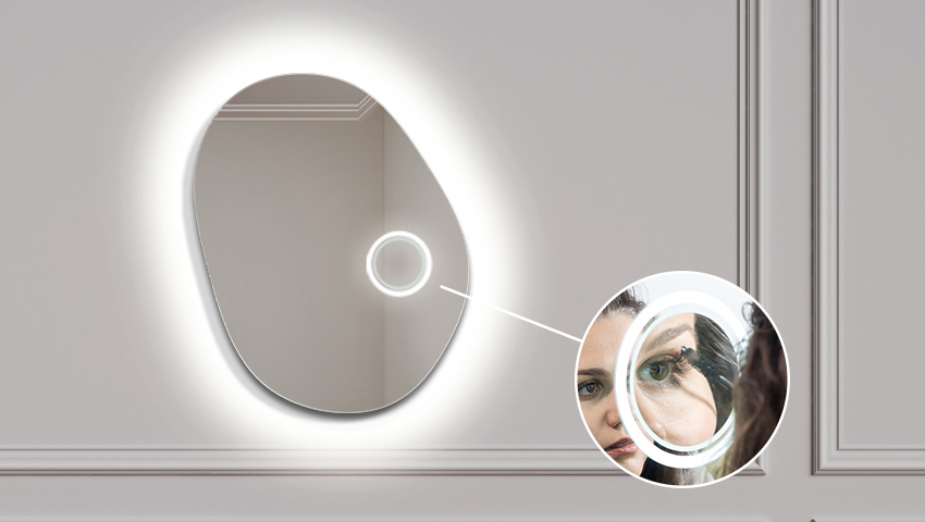 Vergrootspiegel met LED-verlichting