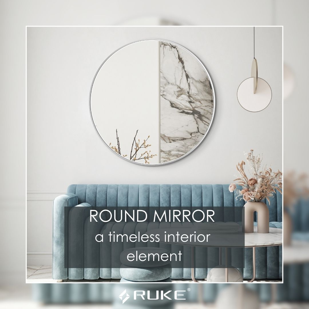 Round mirror – a timeless interior element