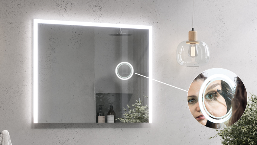 Vergrootspiegel met LED-verlichting