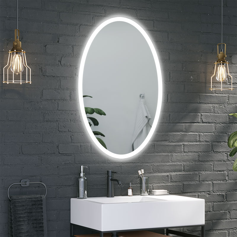 Spiegel LED Oval Slim