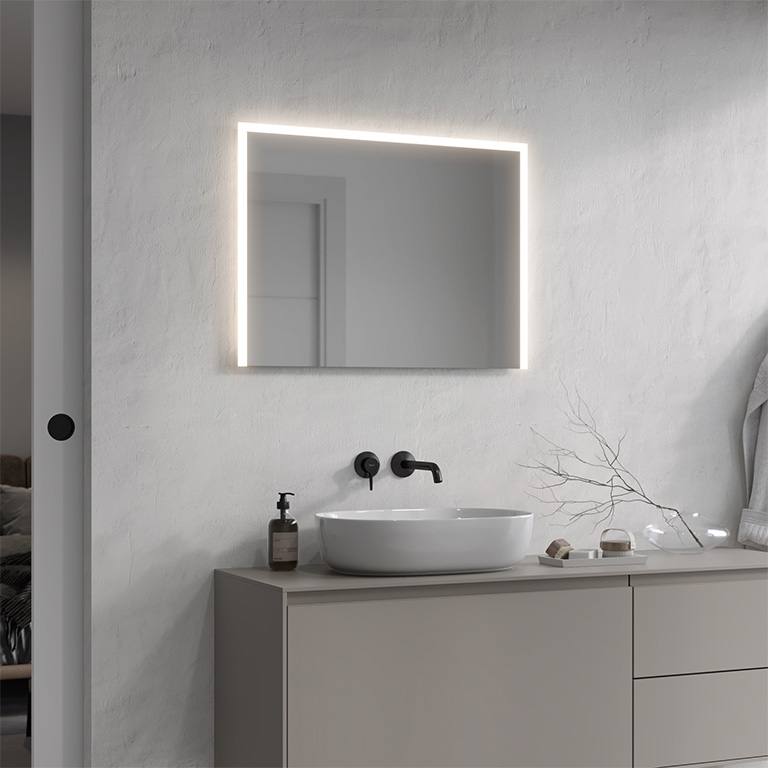 Mirror LED Solaris Slim