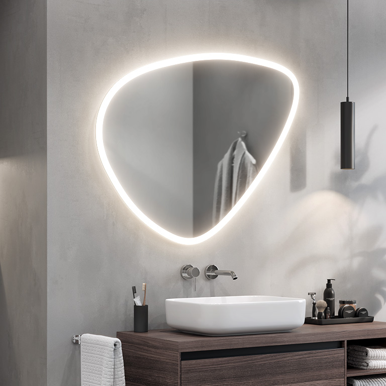 Spiegel LED Lapis Slim