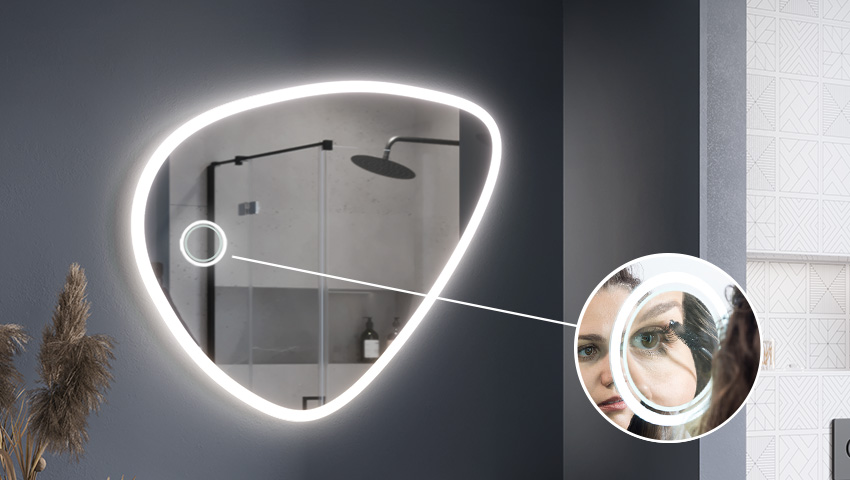 Vergrootspiegel met LED-verlichting