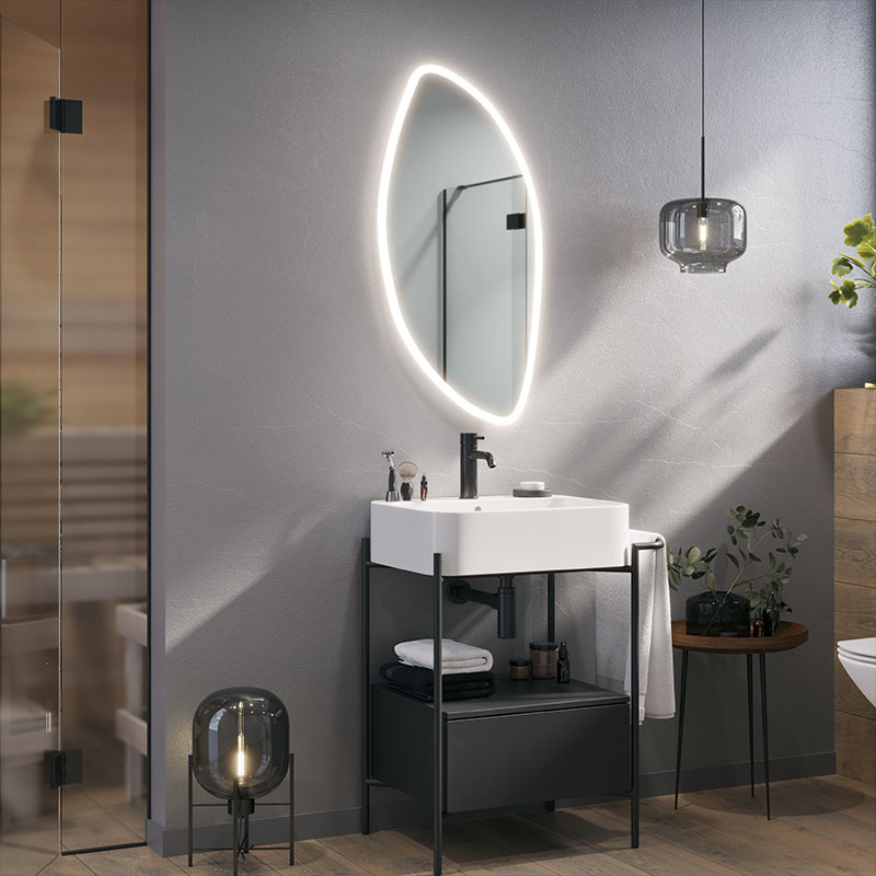 Spiegel Petal LED Slim