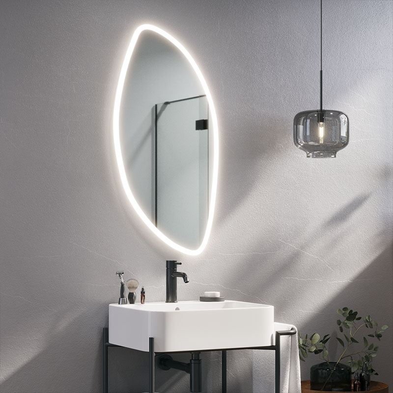 Spiegel Petal LED Slim