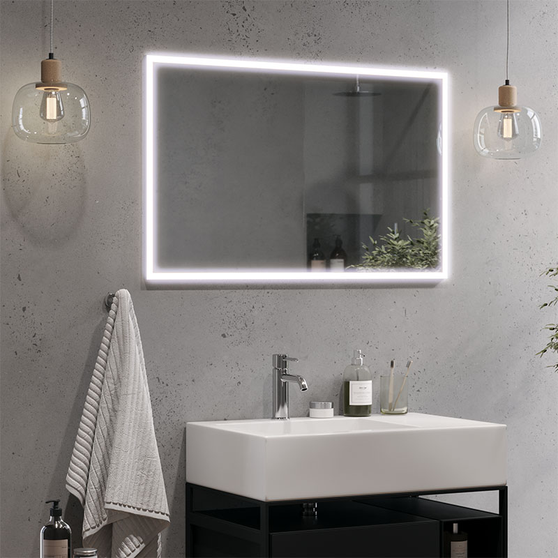Mirror LED aluminium frame Aluled