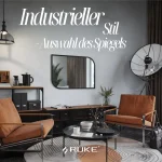Industrieller Stil Auswahl des Spiegels ruke