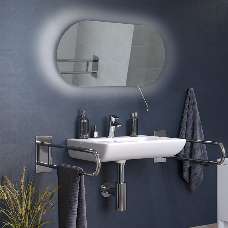 Kantelbare spiegel Simple Koria Med Ambiente