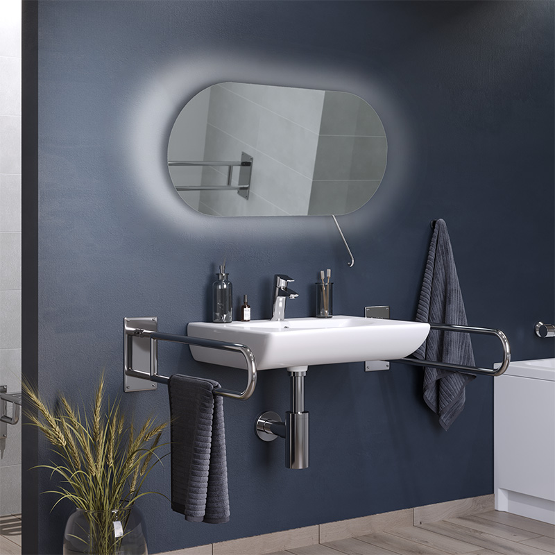 Kantelbare spiegel Simple Koria Med Ambiente