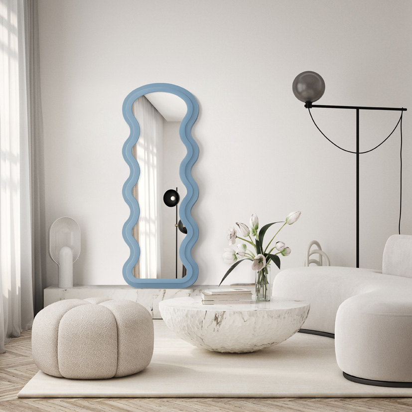 Staande spiegel Ripple