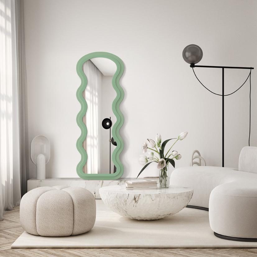 Staande spiegel Ripple