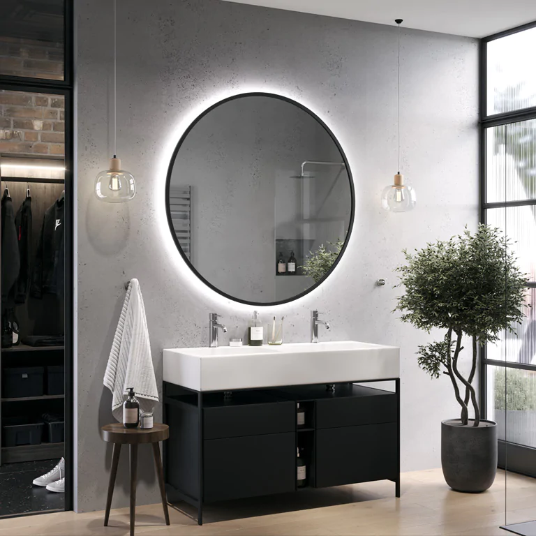 Mirror LED framed Scandinavia Ambiente