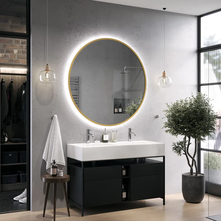 Mirror LED framed Scandinavia Ambiente